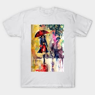 Walk with dog T-Shirt